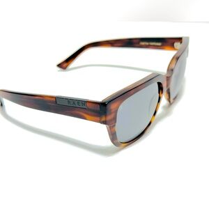 RAEN GARWOOD Matte Rootbeer Brown Tortoise Rim Sunglasses